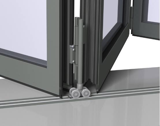 Precision cut aluminium window profile pieces with clean deburred ends Precision cut aluminium window profile pieces with clean deburred ends
