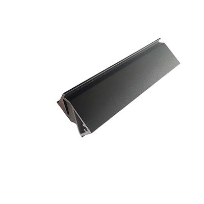 Customized 1mm 2mm 3mm Black Powder Coating Aluminum Profiles for Led